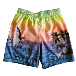 Wonder Nation Shark Swim Trunks